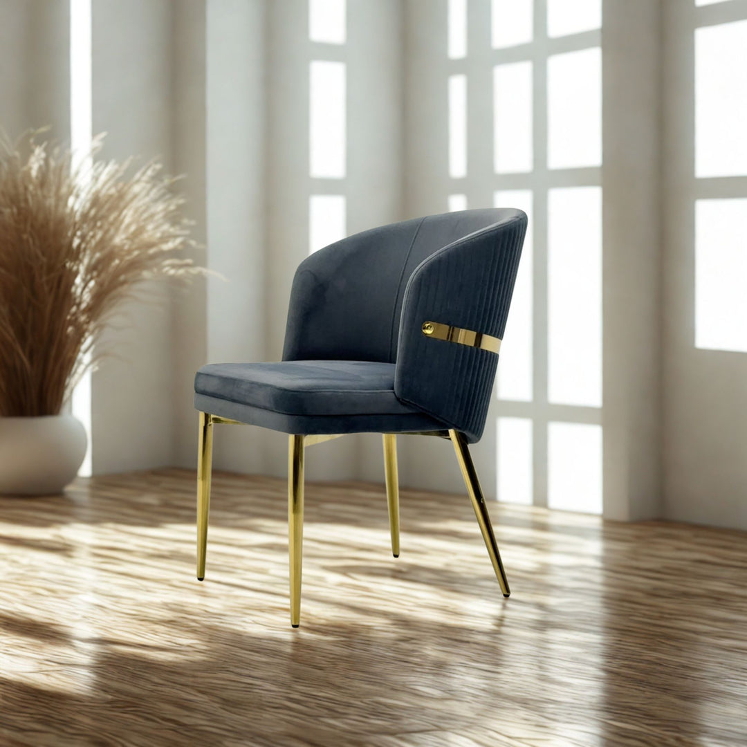 Vionna Dining Chair - Dark Grey