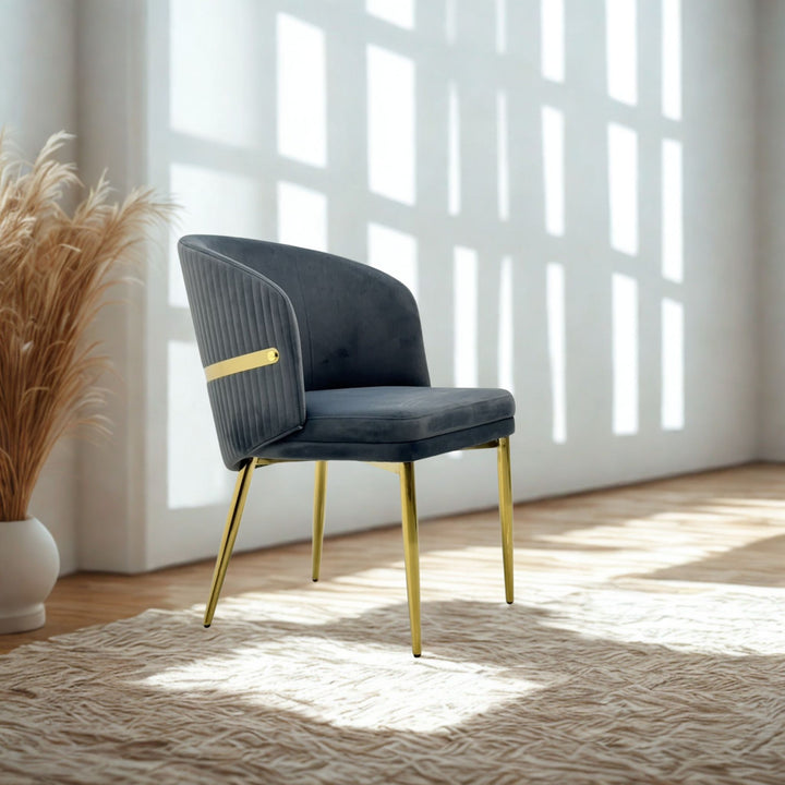 Vionna Dining Chair - Dark Grey