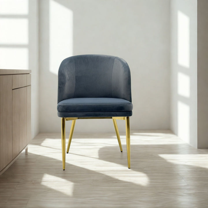 Vionna Dining Chair - Dark Grey