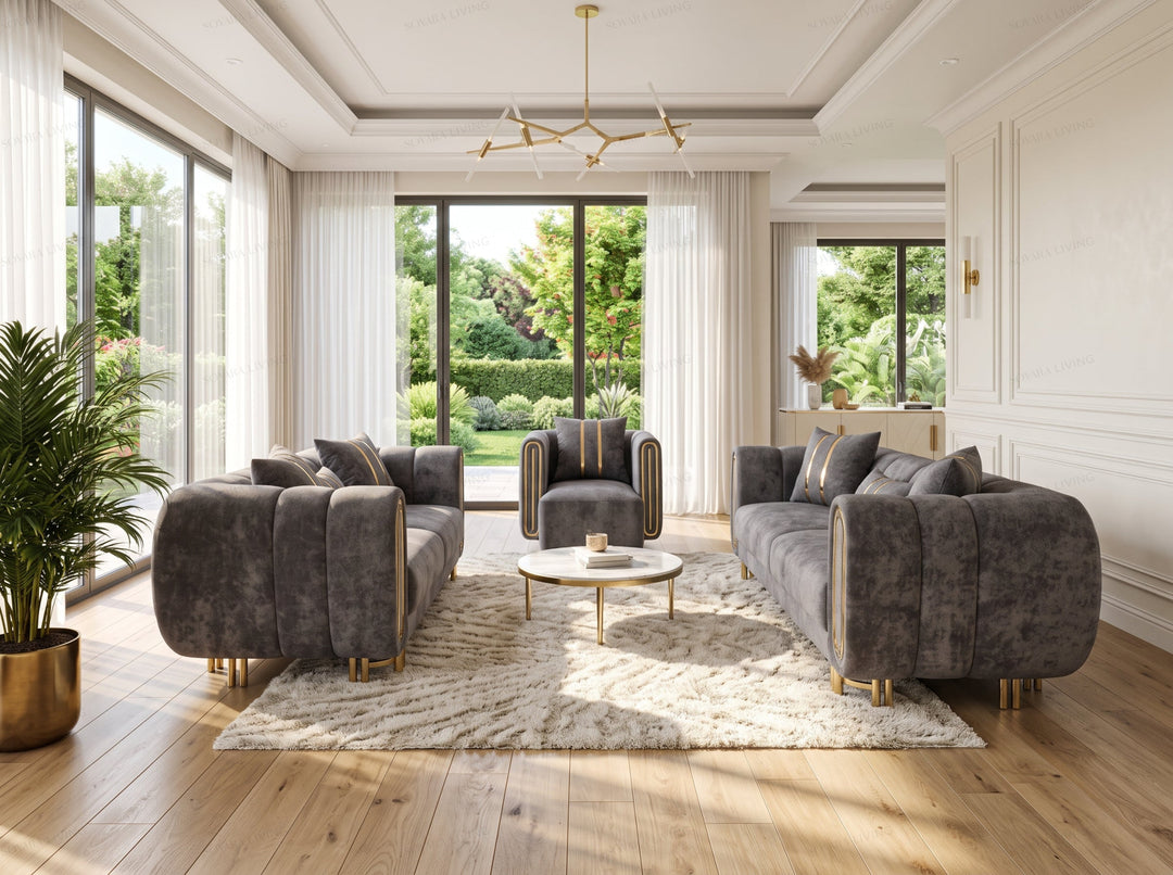 Zaria Luxury Turkish Sofa Set