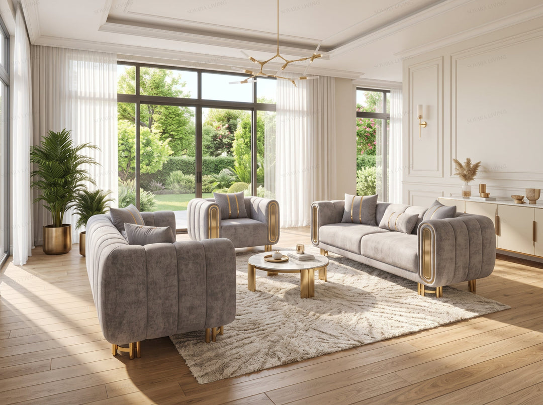 Zaria Luxury Turkish Sofa Set