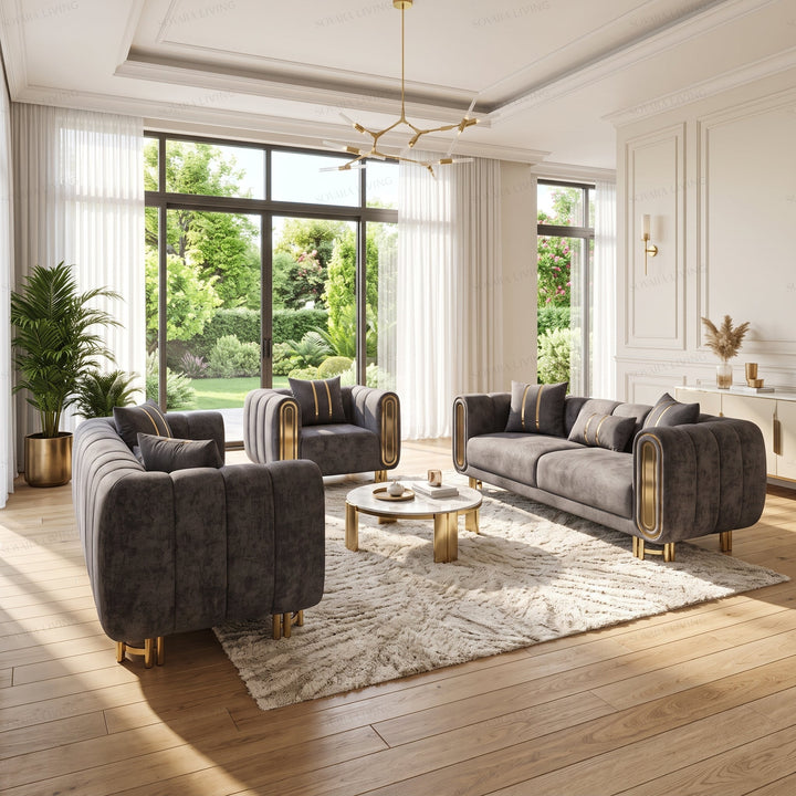 Zaria Luxury Turkish Sofa Set