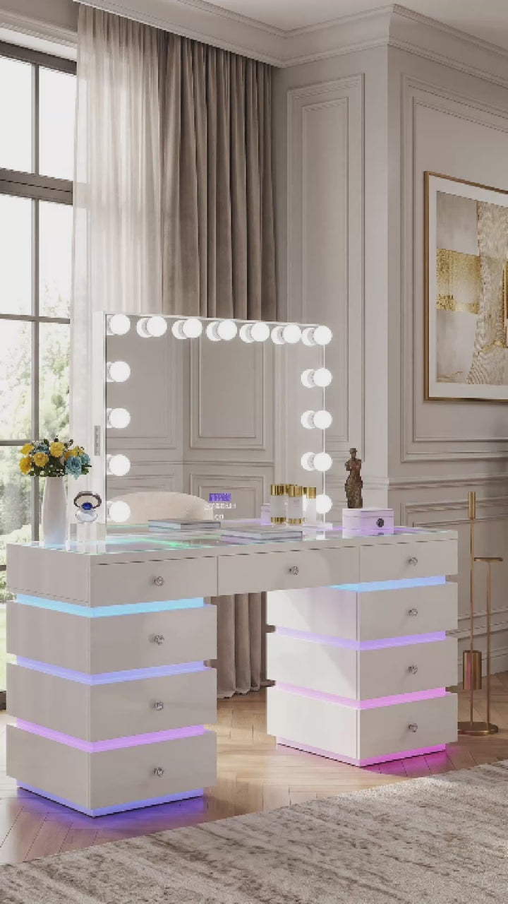 Lumina Hollywood Vanity Dressing Table