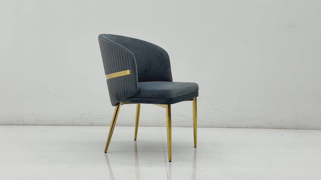 Vionna Dining Chair - Dark Grey